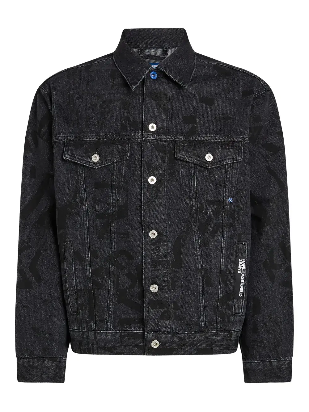 

Джинсовая куртка с логотипом Karl Lagerfeld Jeans, черный