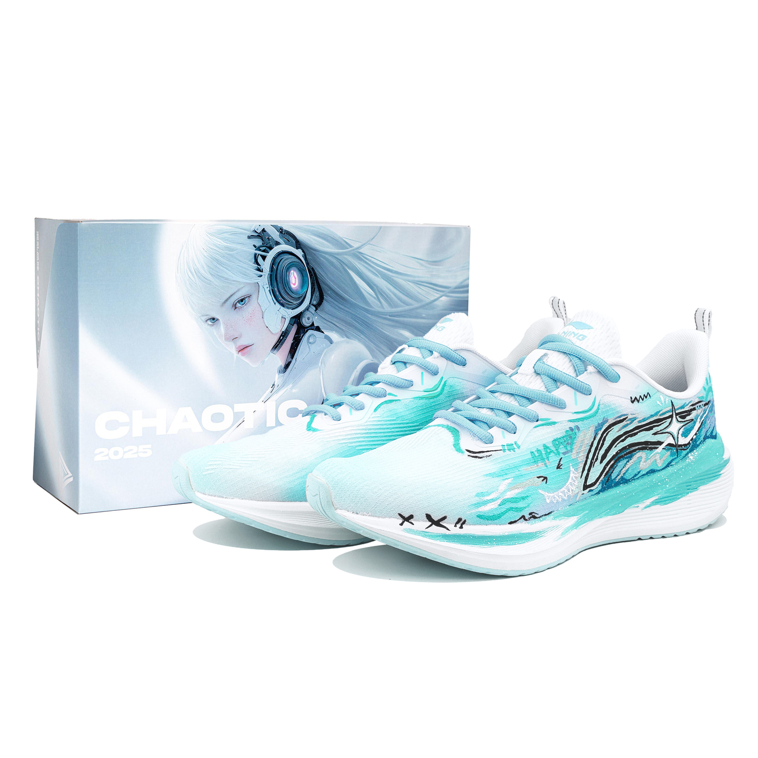 

LINING Лининг Вуйе амортизирующие и дышащие низкие кеды для фитнеса и бега мужские зеленые, цвет Green