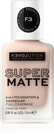 

Длительный матирующий праймер Revolution Relove Super Matte Foundation, F3 24 ml
