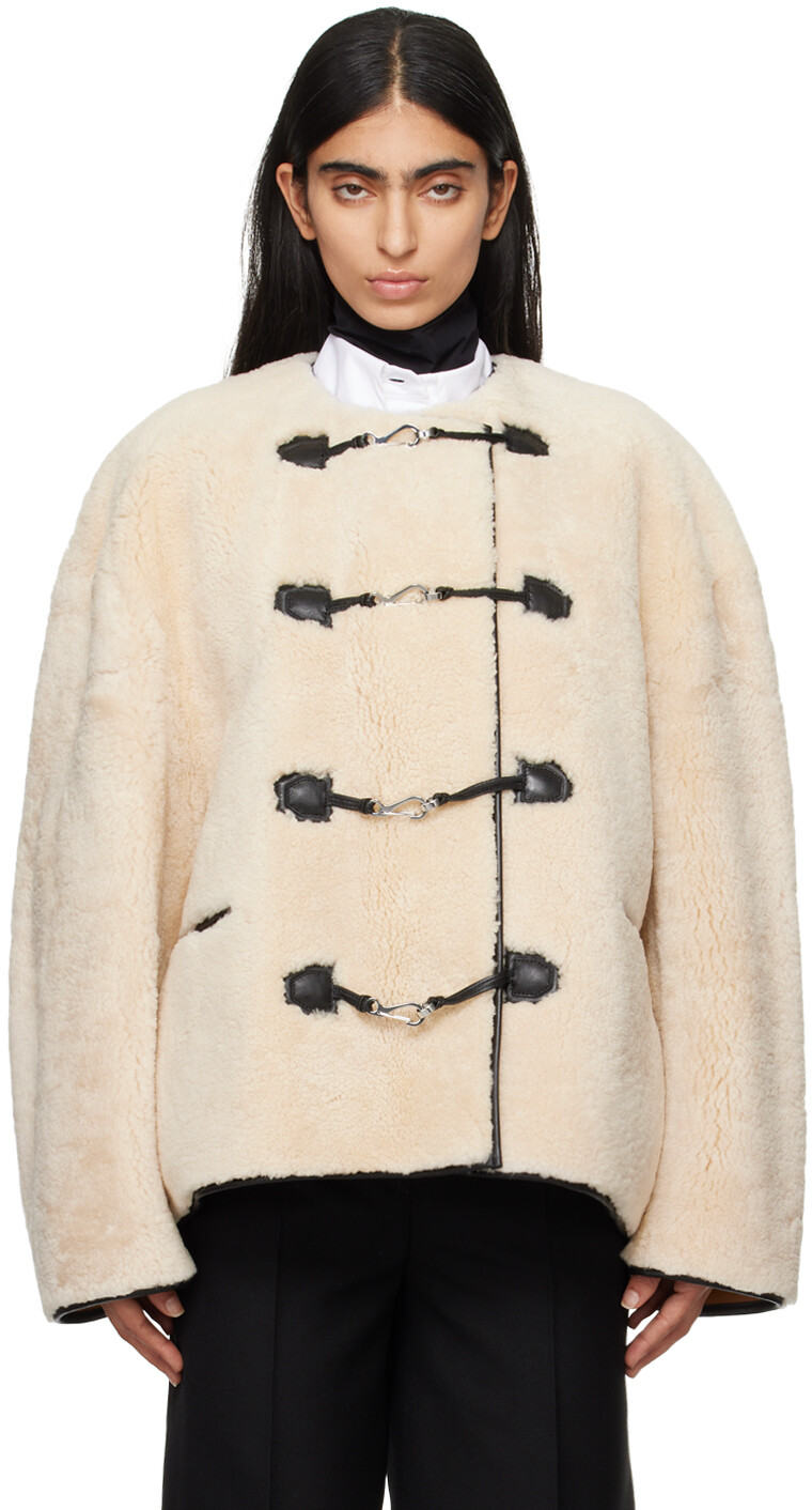 

Куртка из овчины Off-White Teddy Clasp TOTEME