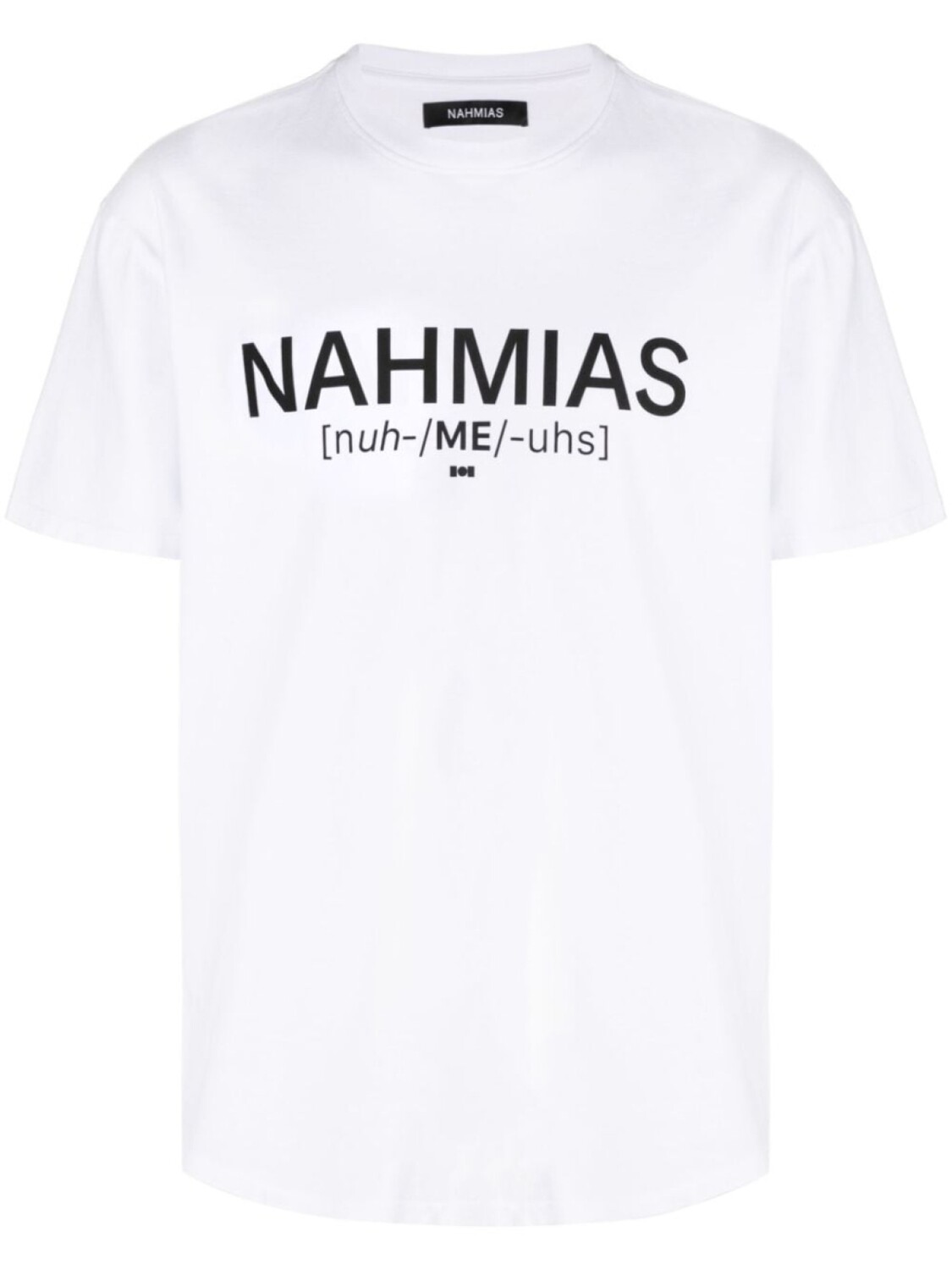 

Nahmias футболка с логотипом, белый