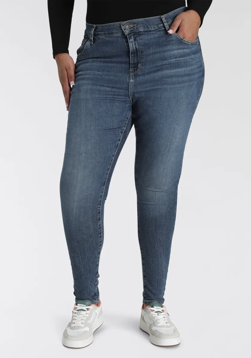 

Джинсы скинни Levi's Plus "720 High-Rise" с завышенной талией, цвет Medium Indigo Worn In