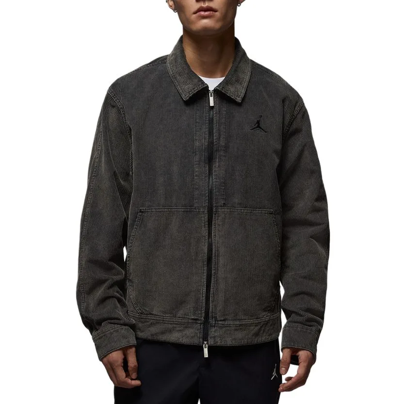 Куртка мужская As M J FLT CORDUROY CHORE Jordan, черный серый
