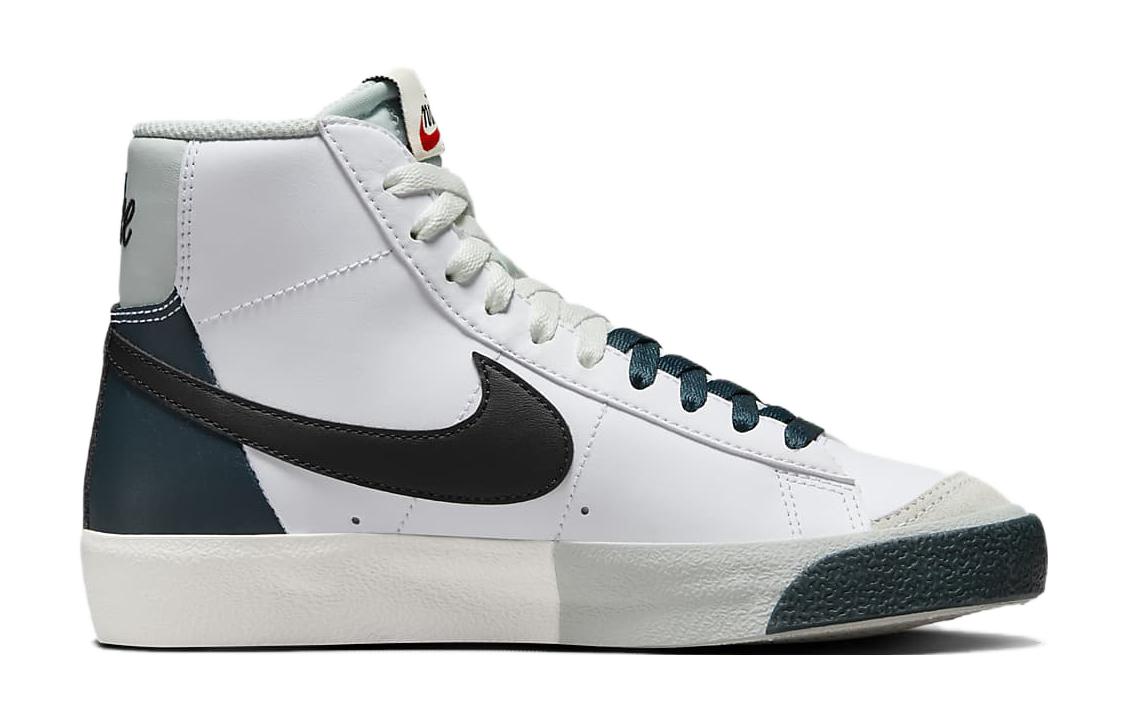Детские кроссовки для скейтбординга Blazer Anti Slip, износостойкие, средней высоты Nike, черный/белый — фото 2