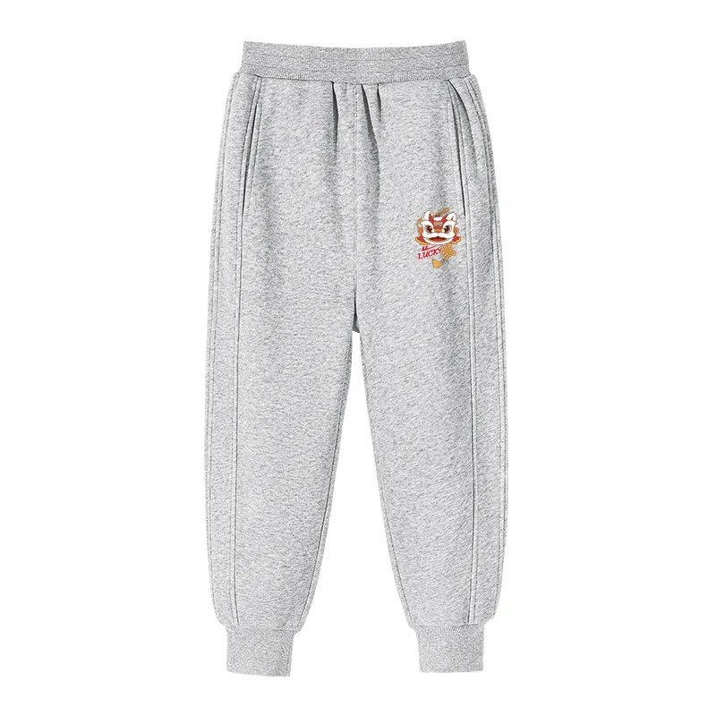 Детские спортивные штаны Moderate WARRIOR, [Fleece-Lined]Navy Blue/H Lucky Lion K — фото 3
