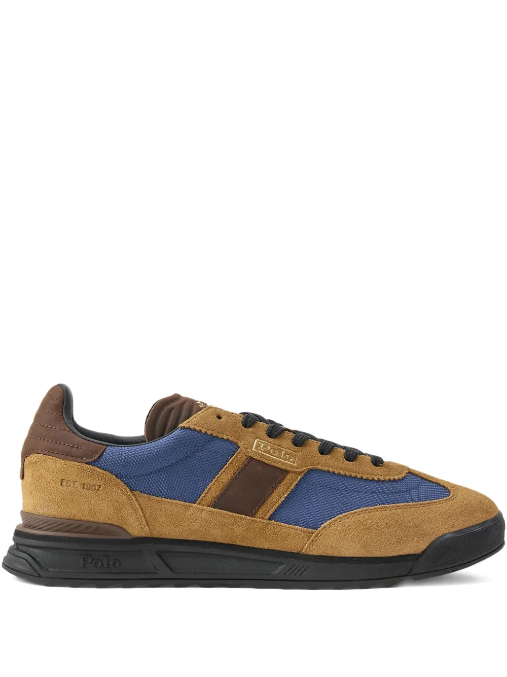 

Кроссовки со вставками POLO RALPH LAUREN, коричневый