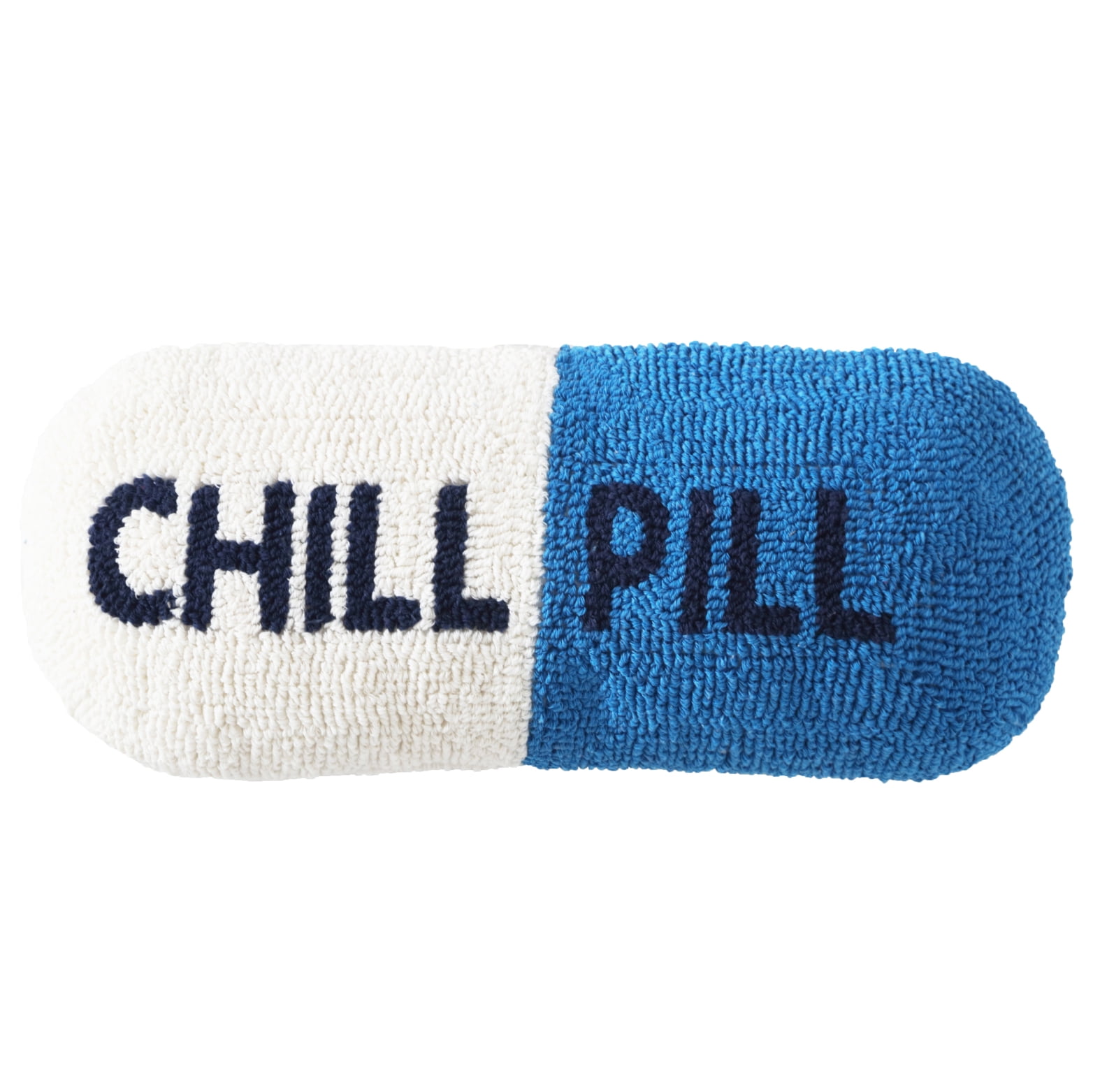 

Подушка декоративная Chill Pill Mainstays, синий / белый