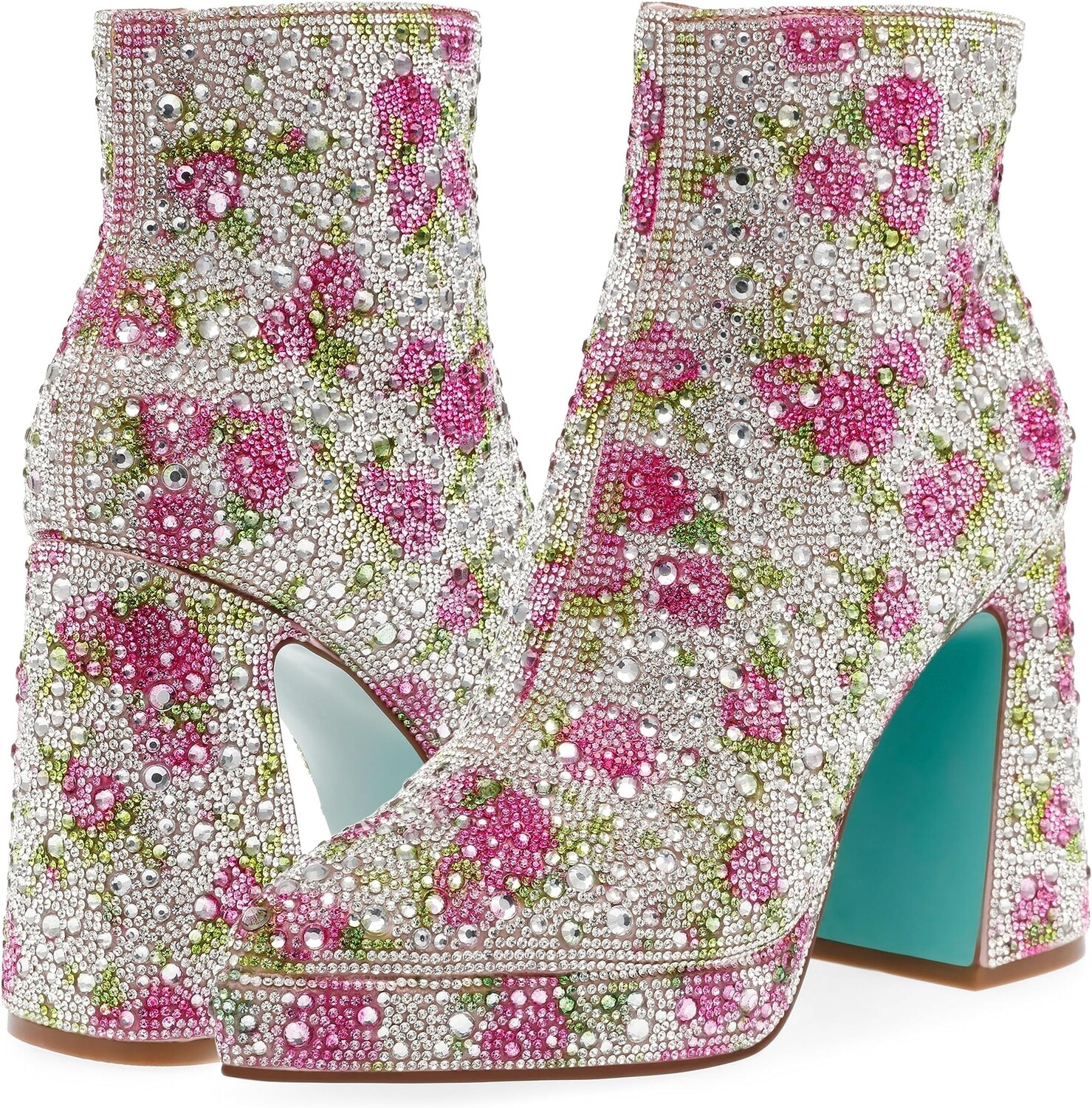 

Ботильоны Della Blue by Betsey Johnson, цвет Rhinestone Floral
