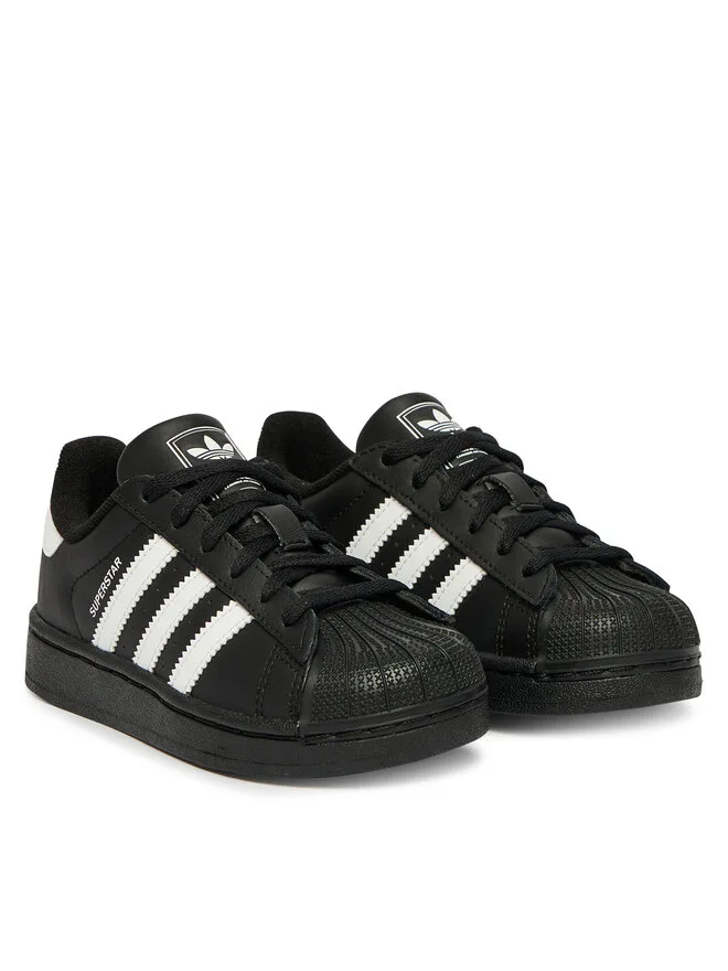Adidas Кроссовки Superstar II C JH9981 черные — фото 2