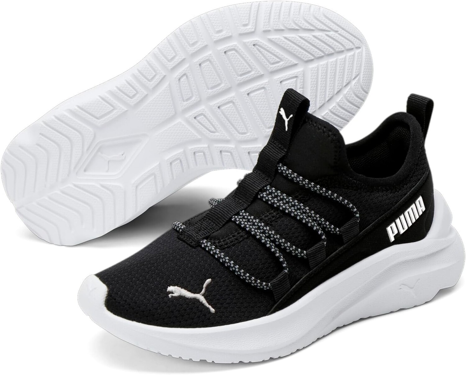 

Кроссовки One4All Slip-On PUMA, цвет Puma Black/Puma White