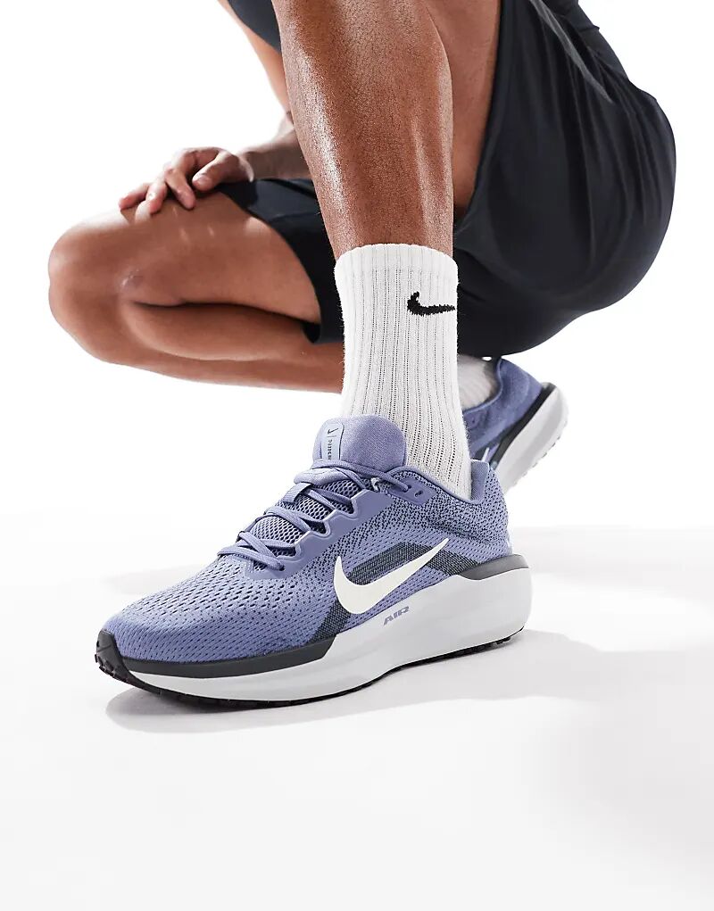 

Кроссовки Nike Running Air Winflo 11 синего цвета
