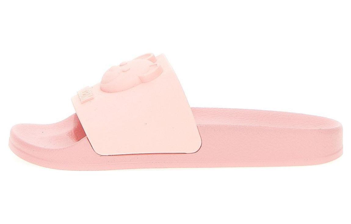 Москино Женские Розовые Тапочки Teddy Slide