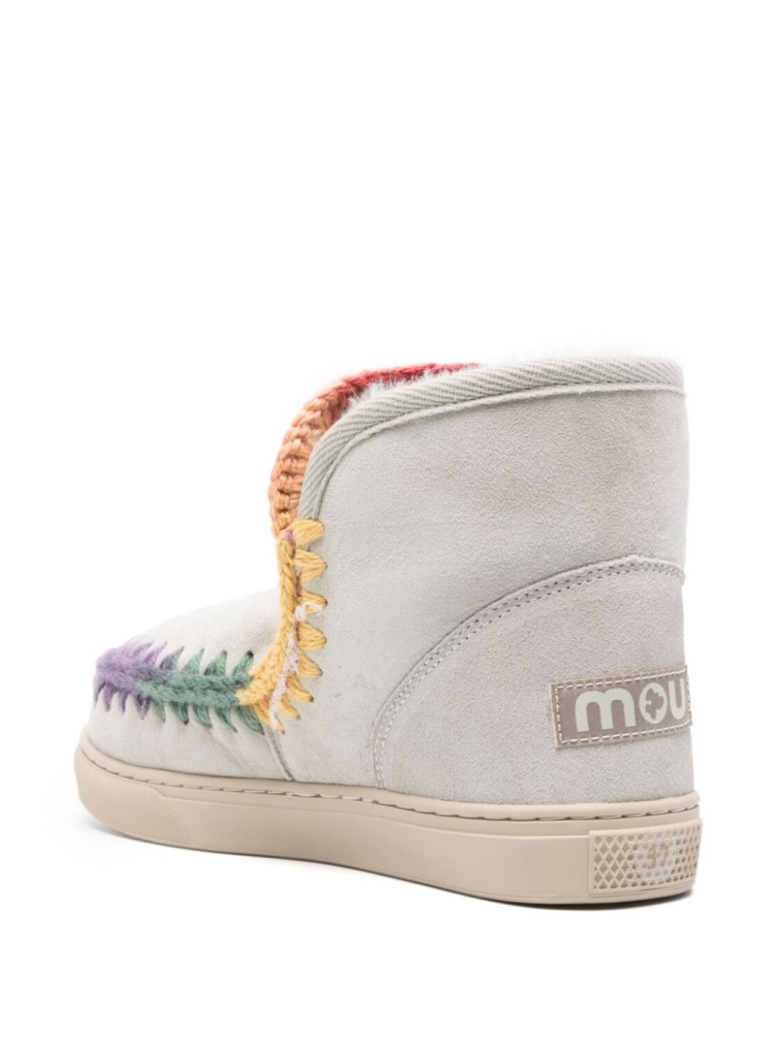Mou Kids ботинки Eskimo Rainbow, серый — фото 3