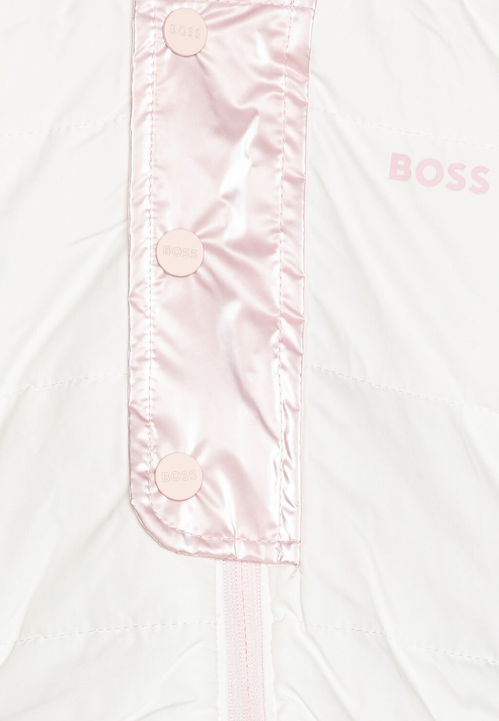 

Зимняя куртка BABY REVERSIBLE PUFFER BOSS Kidswear, розовый