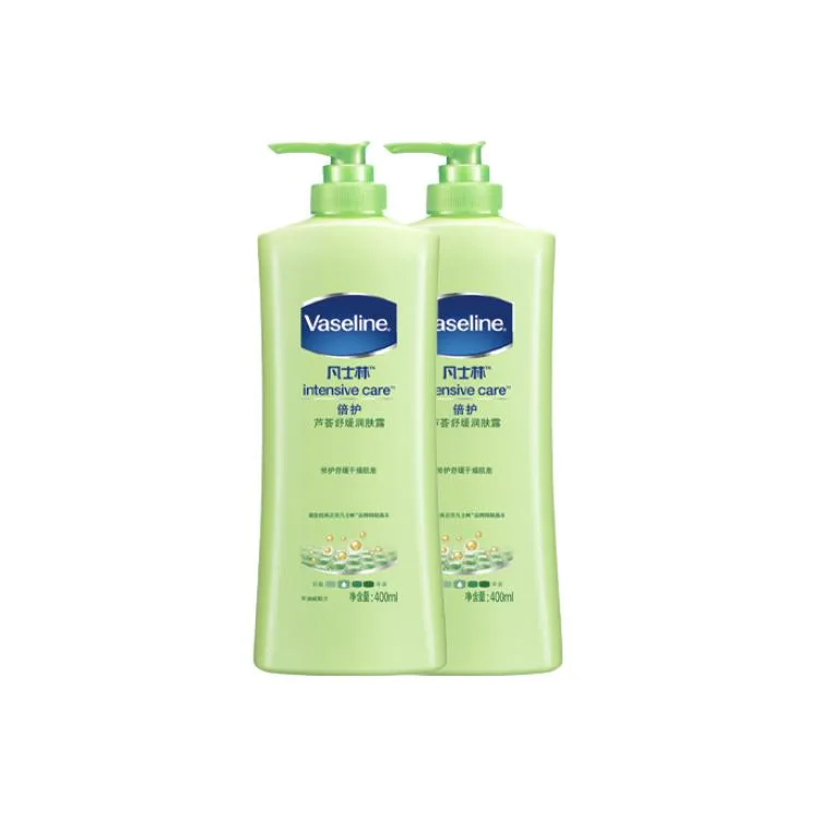 Интенсивный увлажняющий лосьон для тела с алоэ вера Vaseline, Aloe Vera Soothing Body Lotion 400ml — фото 4