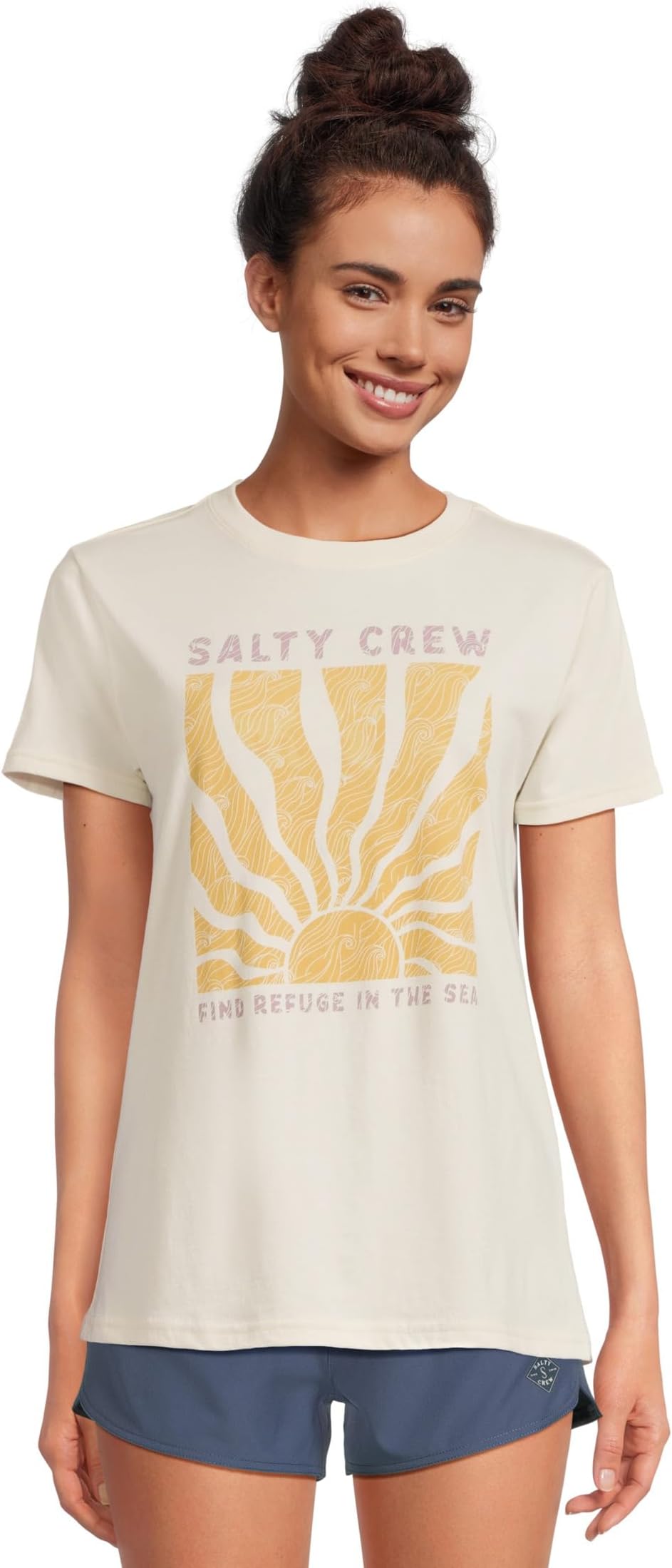 

Футболка Salty Crew Perfect Set Boyfriend Tee, Off White