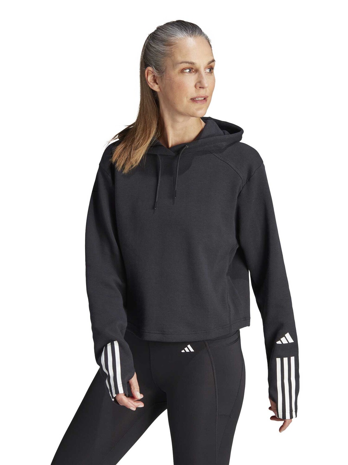 

Толстовка Adidas Performance Train Essentials Train Cotton 3-Stripes, черный