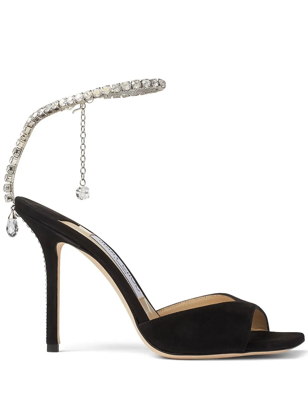 Босоножки Saeda 100 JIMMY CHOO, черный