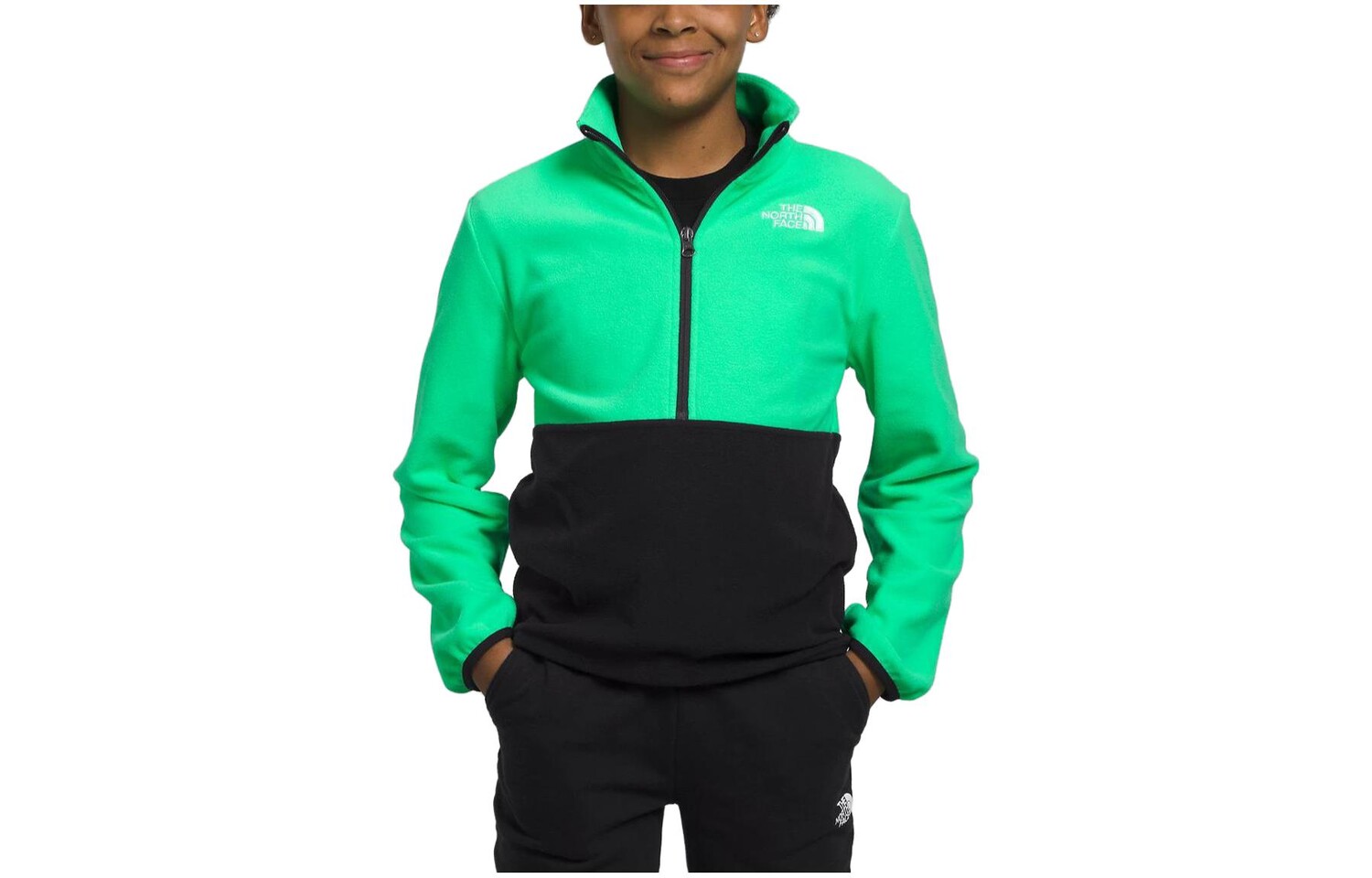 

Детская толстовка The North Face, зеленый
