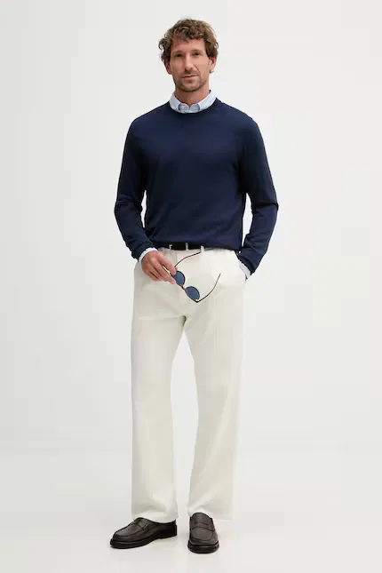 Свитер классический New York Tommy Hilfiger, синий — фото 2