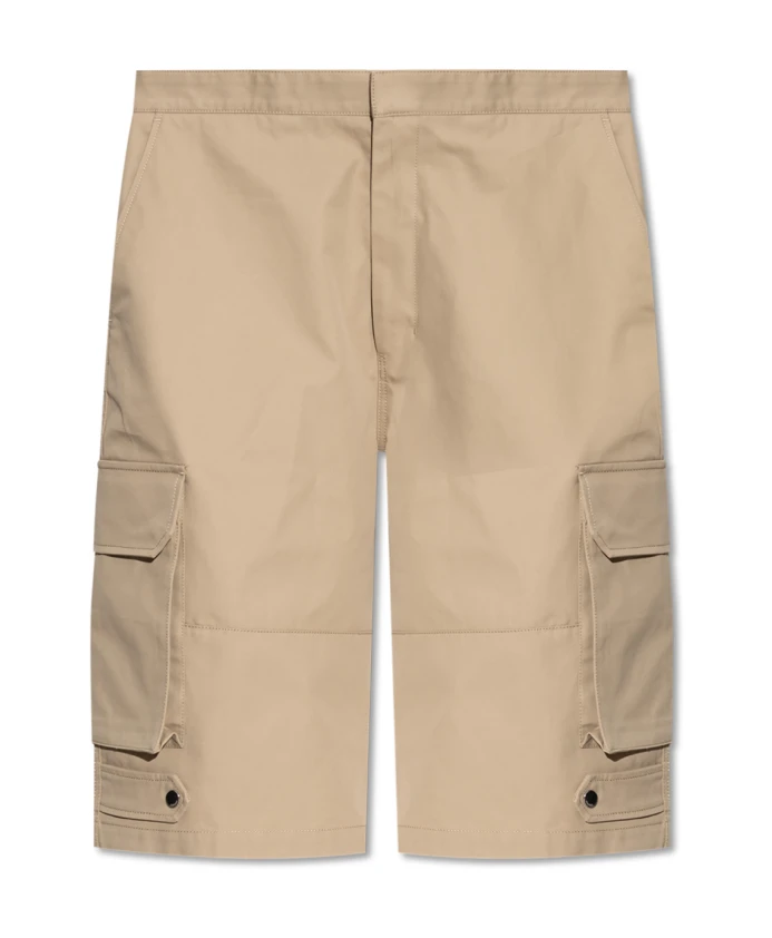 

Шорты с логотипом Ami Paris, бежевый