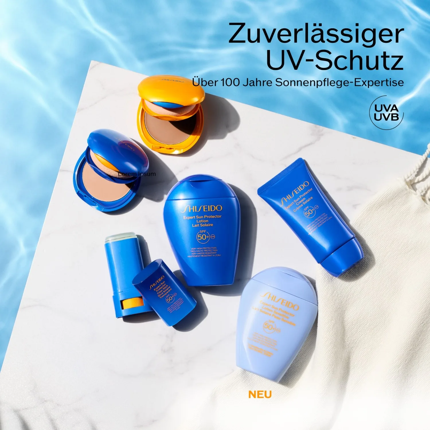 Солнцезащитный лосьон Sunscreen Expert для чувствительной кожи, SPF 50+ Shiseido, 150 мл — фото 4