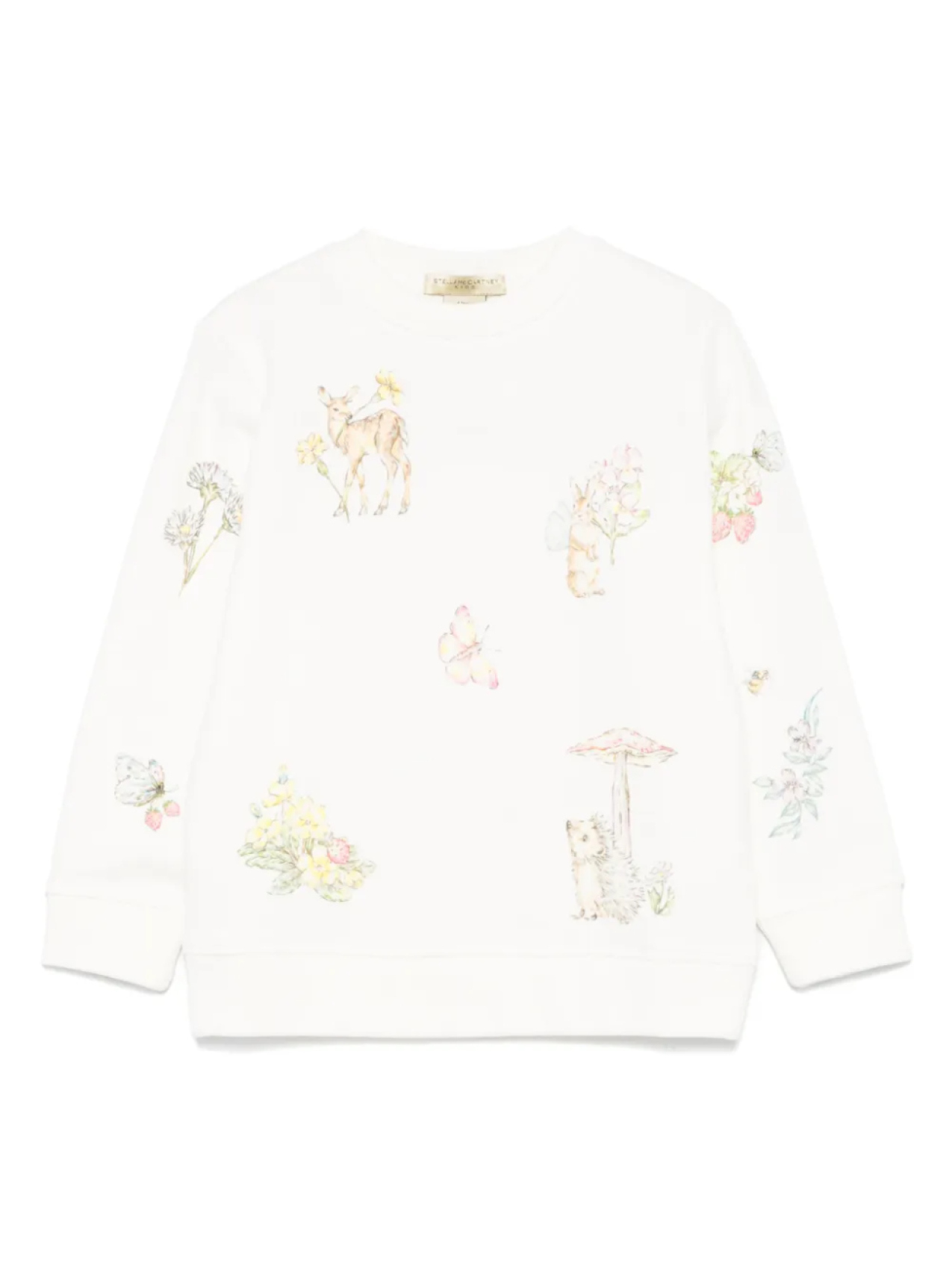 

Stella McCartney Kids толстовка с принтом, белый