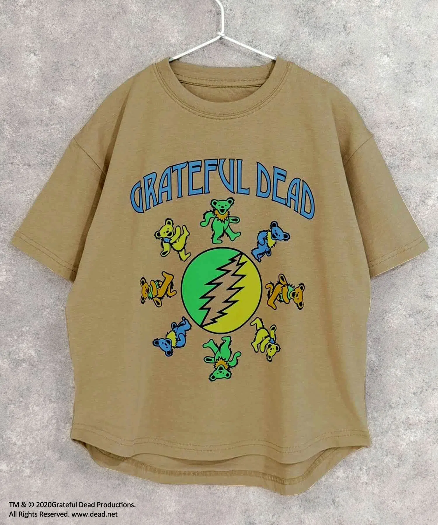 Детская футболка Grateful Dead с принтом Dead Bear