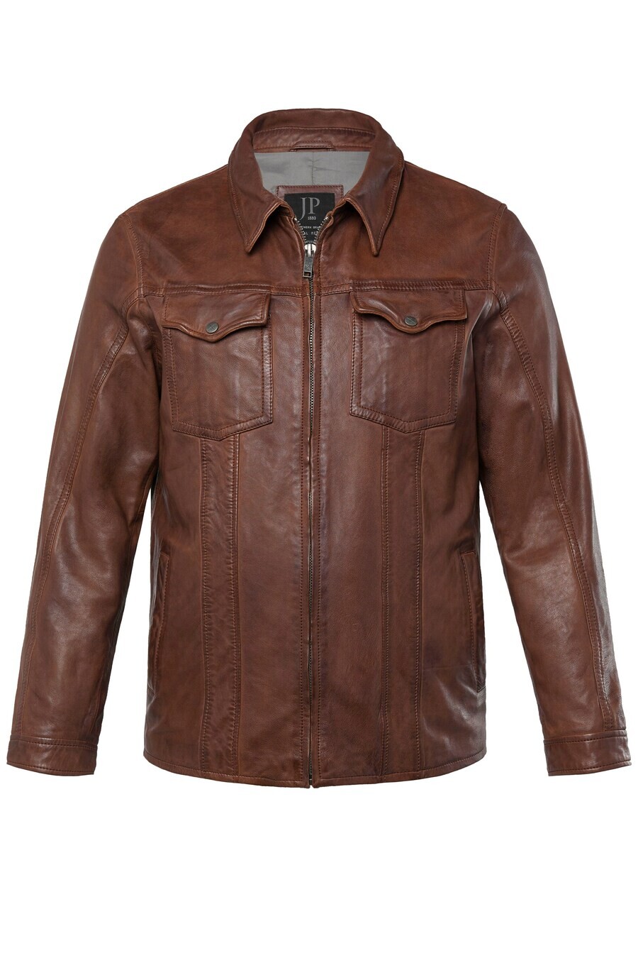 

Кожаная куртка JP1880 Between-Season Jacket, темно-коричневый