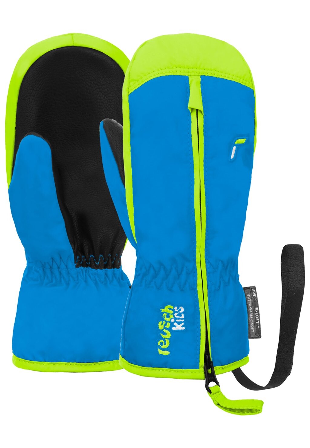 

Варежки BEN Reusch, цвет brilliant blue safety yel