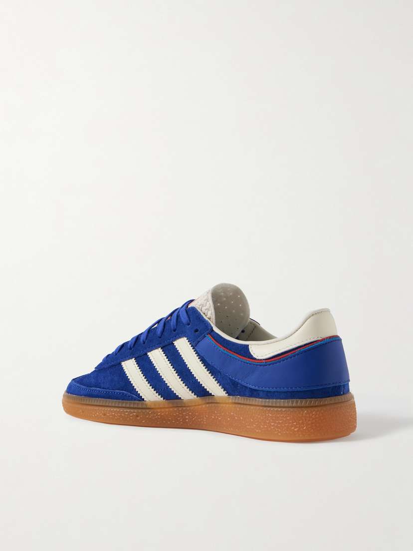 Кроссовки Handball Cup Special из замши и кожи с резиновой отделкой Adidas Originals, синий — фото 3