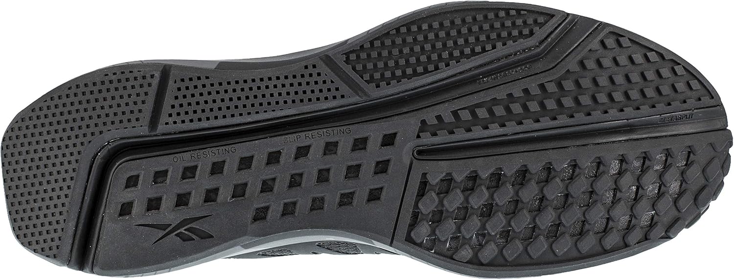 Мужские оксфорды Reebok Work Fusion Flexweave с композитным носком, черный/серый — фото 4