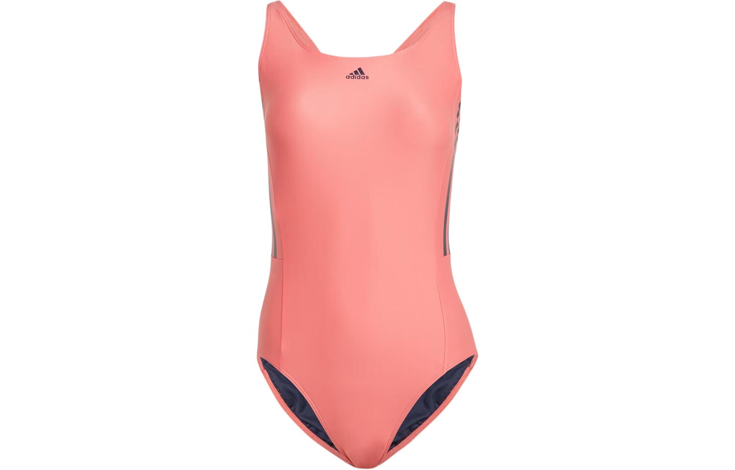 

Слитный купальник Adidas 3S Mid Suit, розовый