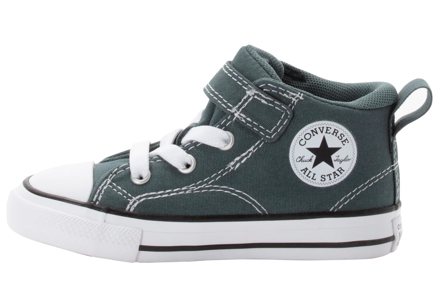 Кроссовки Converse темно-зеленого цвета — фото 2
