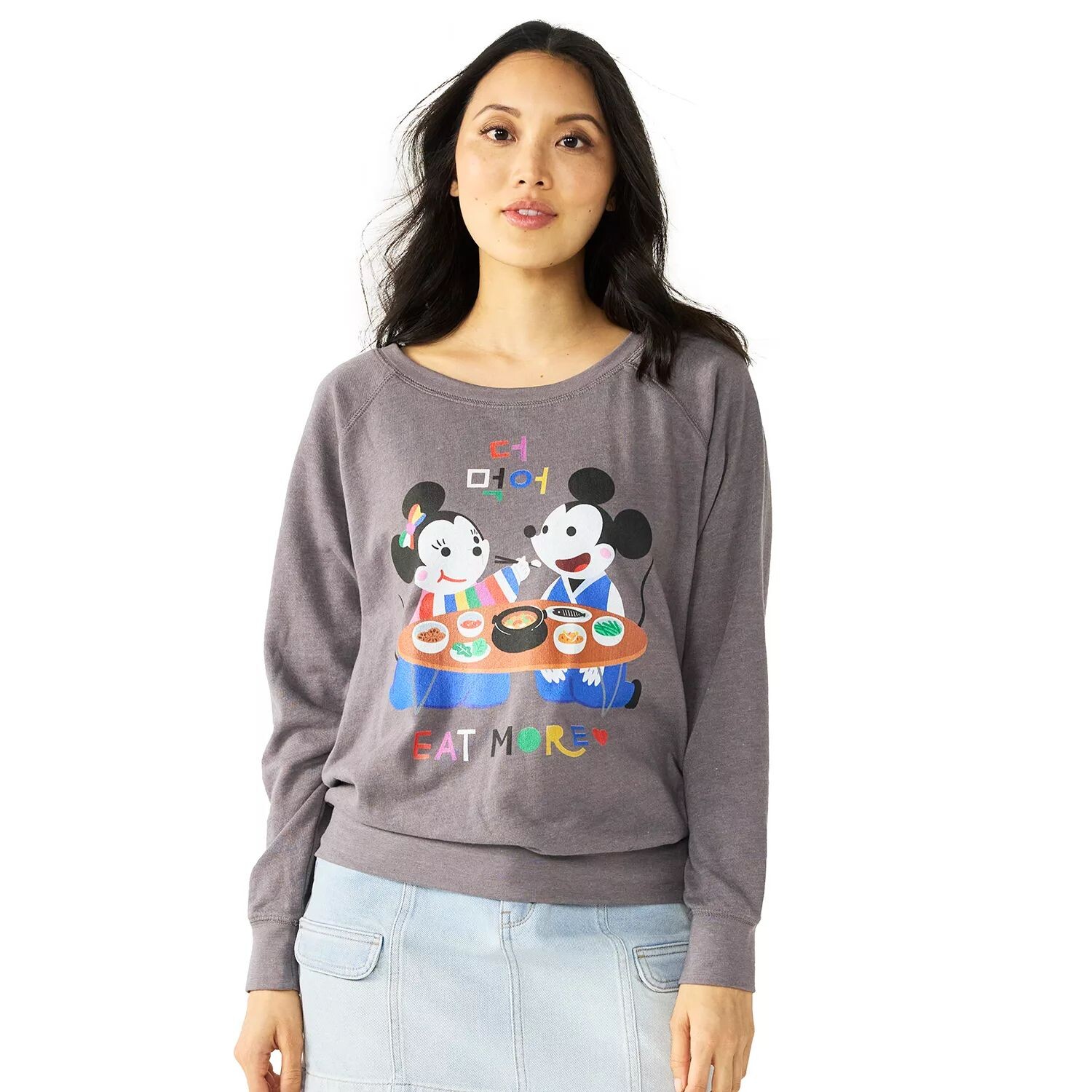 Свитшот Mickey And Minnie Mouse Disney, серый — фото 2