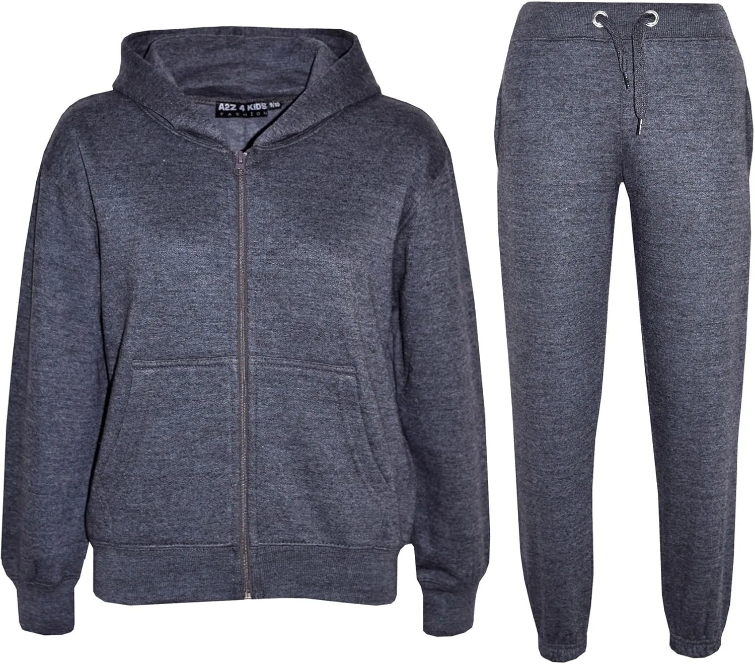 Детский спортивный костюм из флиса A2Z 4 Kids, Charcoal