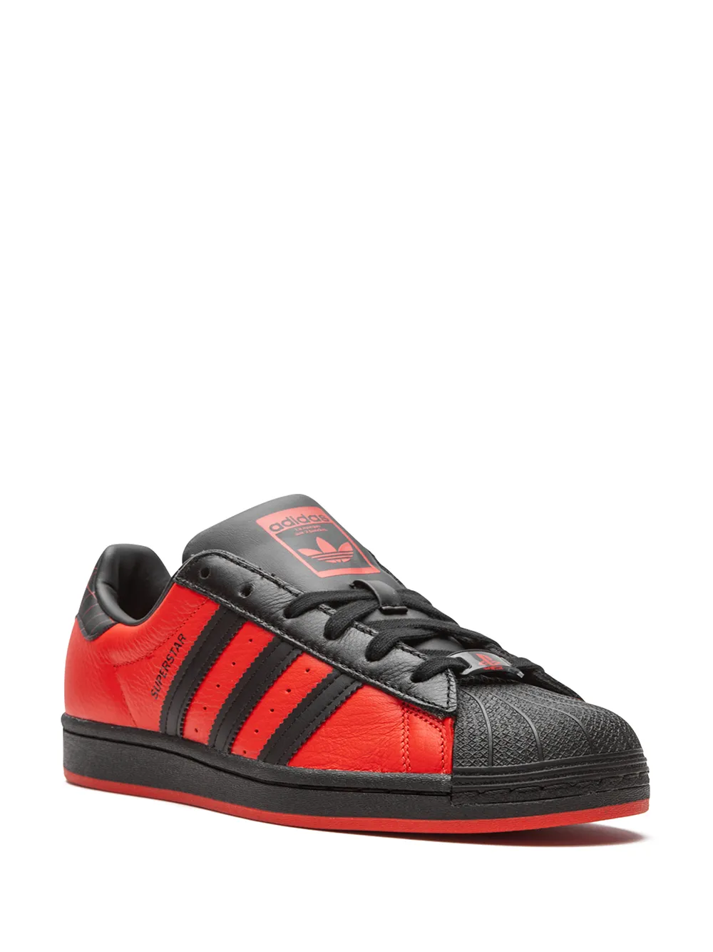 Кеды SuperStar J adidas, красный — фото 2
