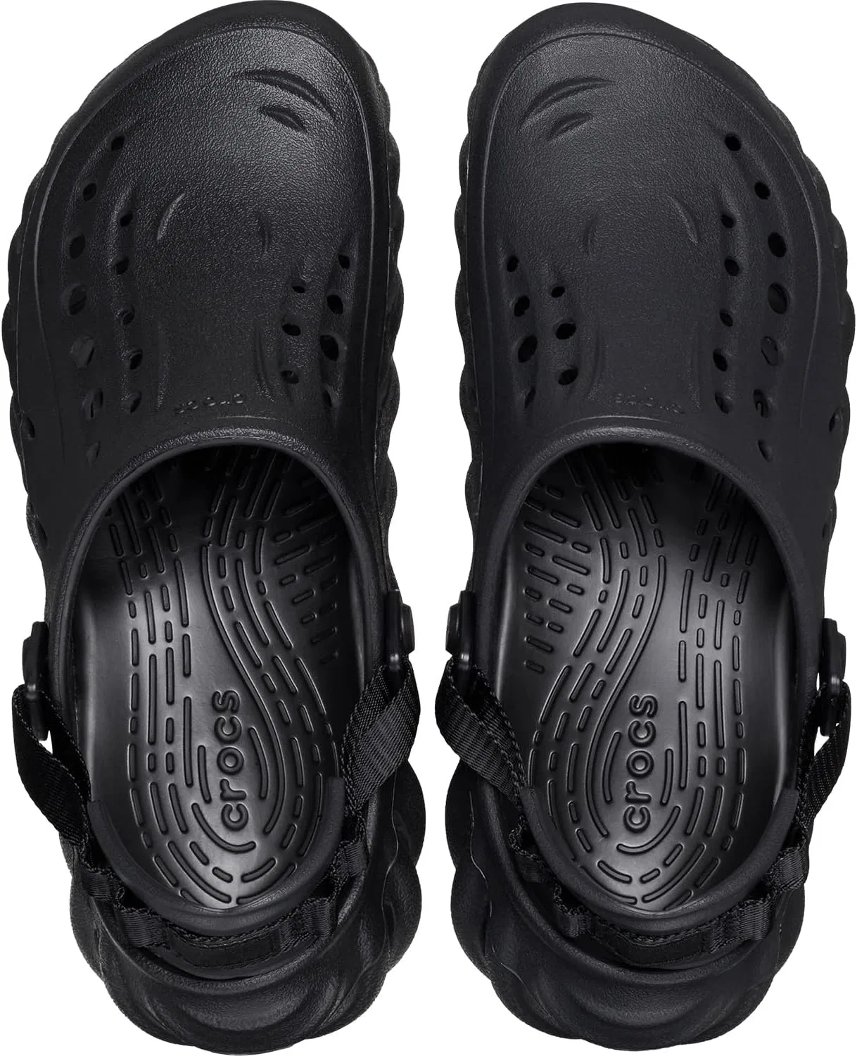 Кроксы Unix Adult Echo Clog Crocs, Black — фото 4