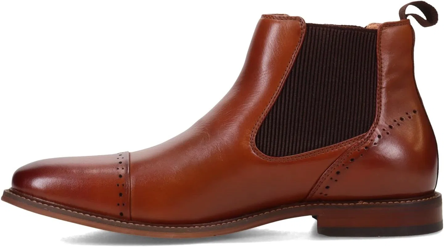 Мужские ботинки Maury Cap Toe от Stacy Adams, коричневый — фото 4