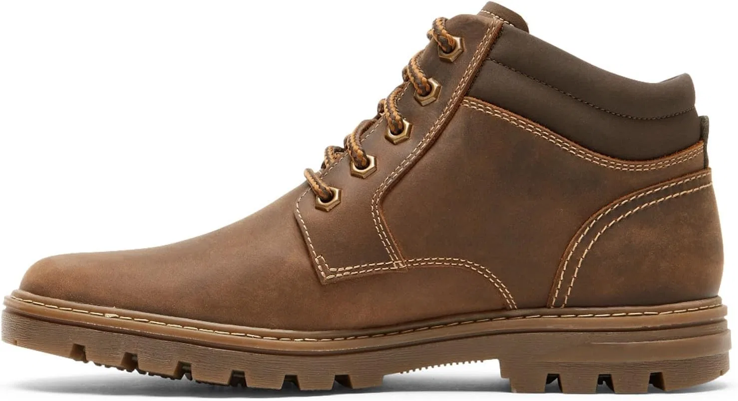 Мужские ботильоны Rockport Weather Or Not с гладким носком, Tan Leather Suede — фото 3