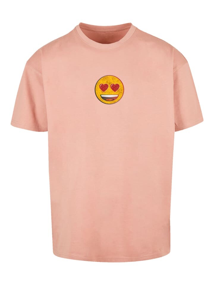 

Футболка emoji couture Heavy Oversize T-Shirt Smiling furry yellow face, цвет amber