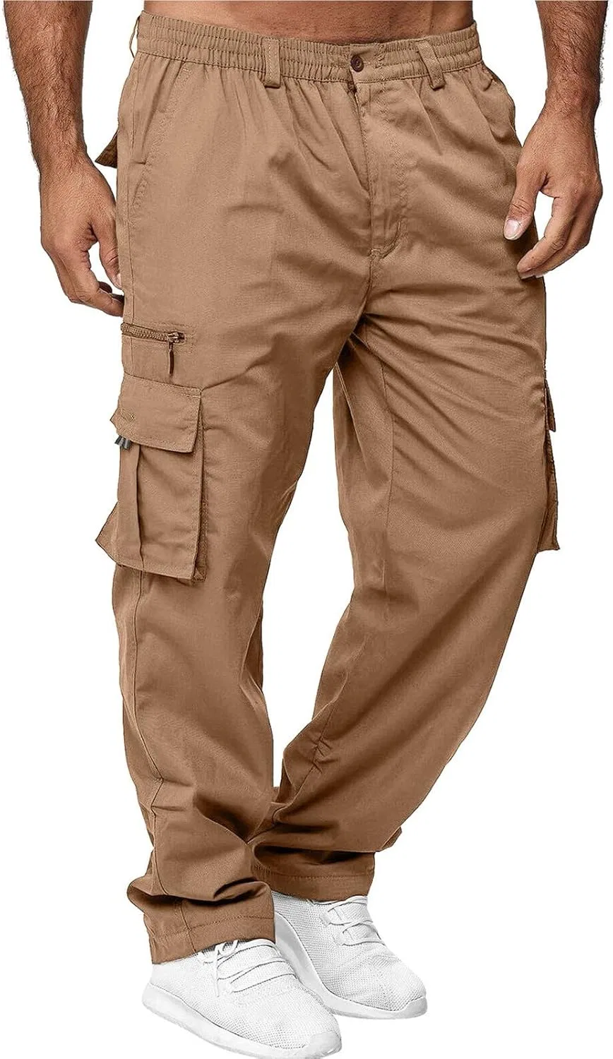 Джинсы карго, мужские, Khaki