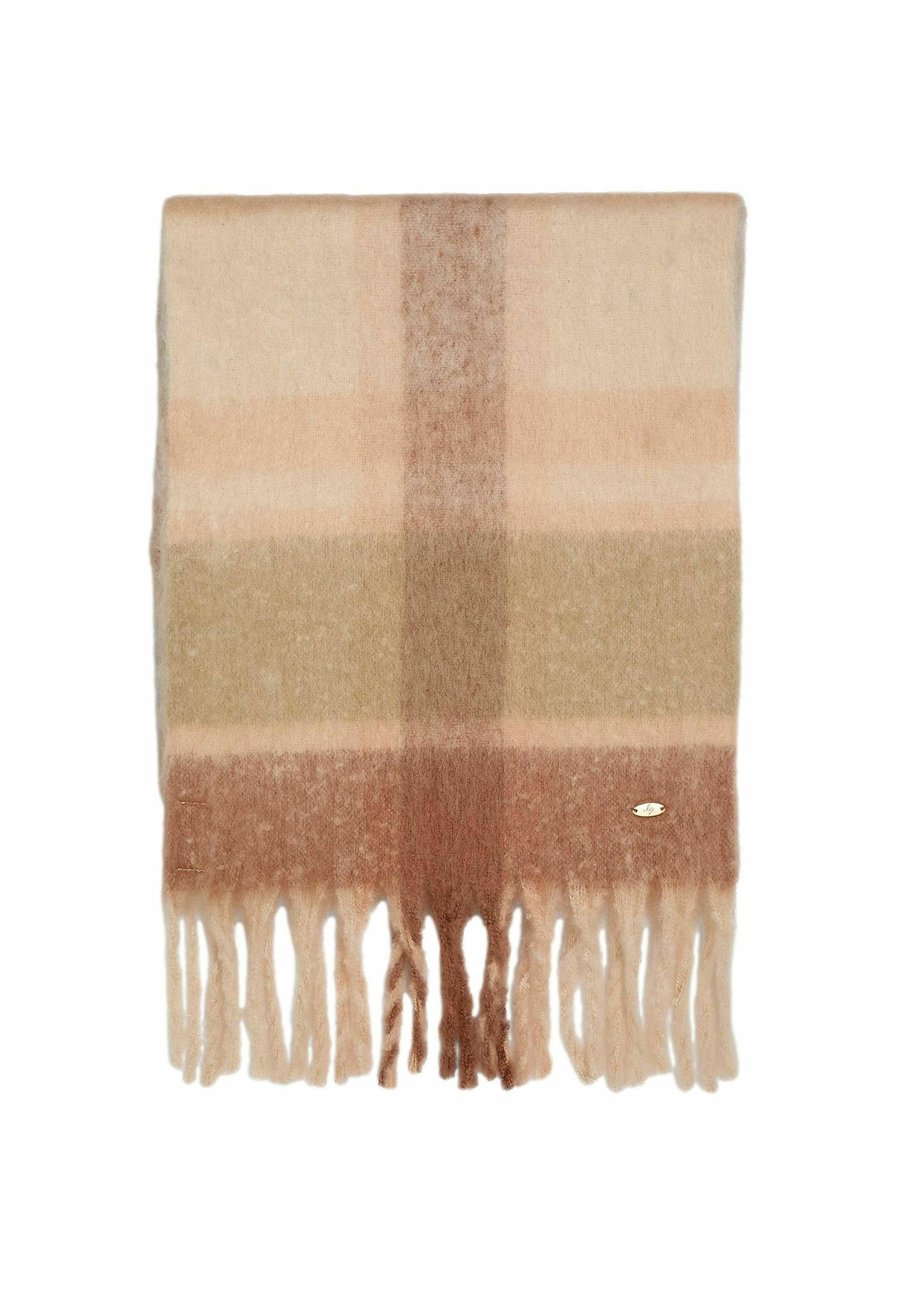 

Шарф Lipsy COSY BRUSHED, Camel Check/Mottled Beige