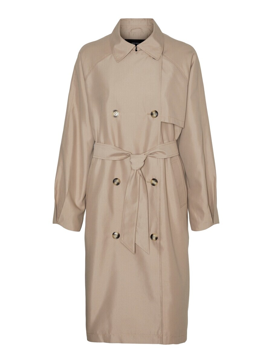 

Тренч VERO MODA Between-Seasons Coat Doreen, темно-бежевый