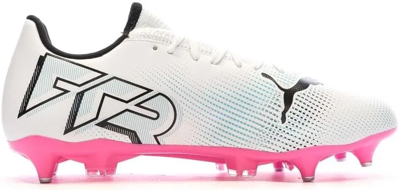 Мужские кроссовки PUMA Future 7 Play для мягкого грунта, белые, артикул 107722-01 — фото 2