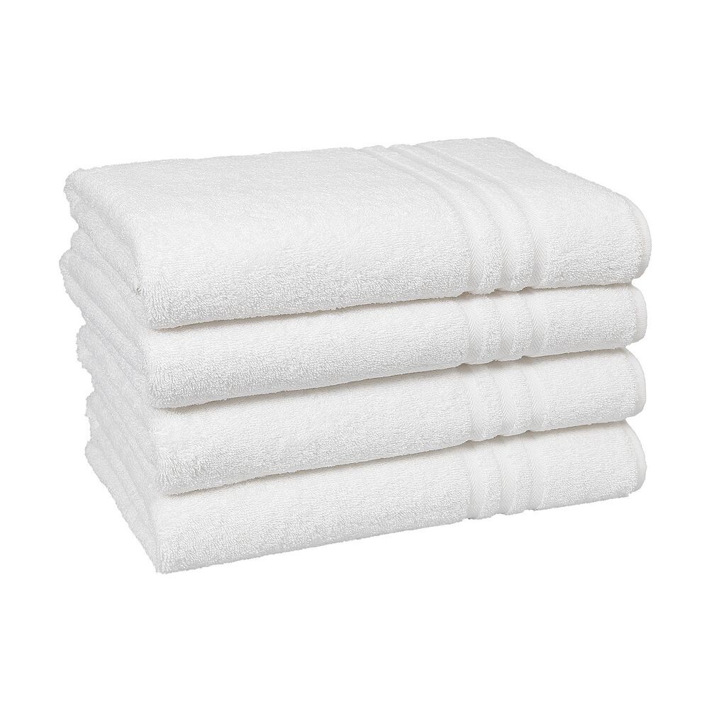 

Linum Home Textiles Набор банных полотенец из турецкого хлопка из 4 предметов, белый