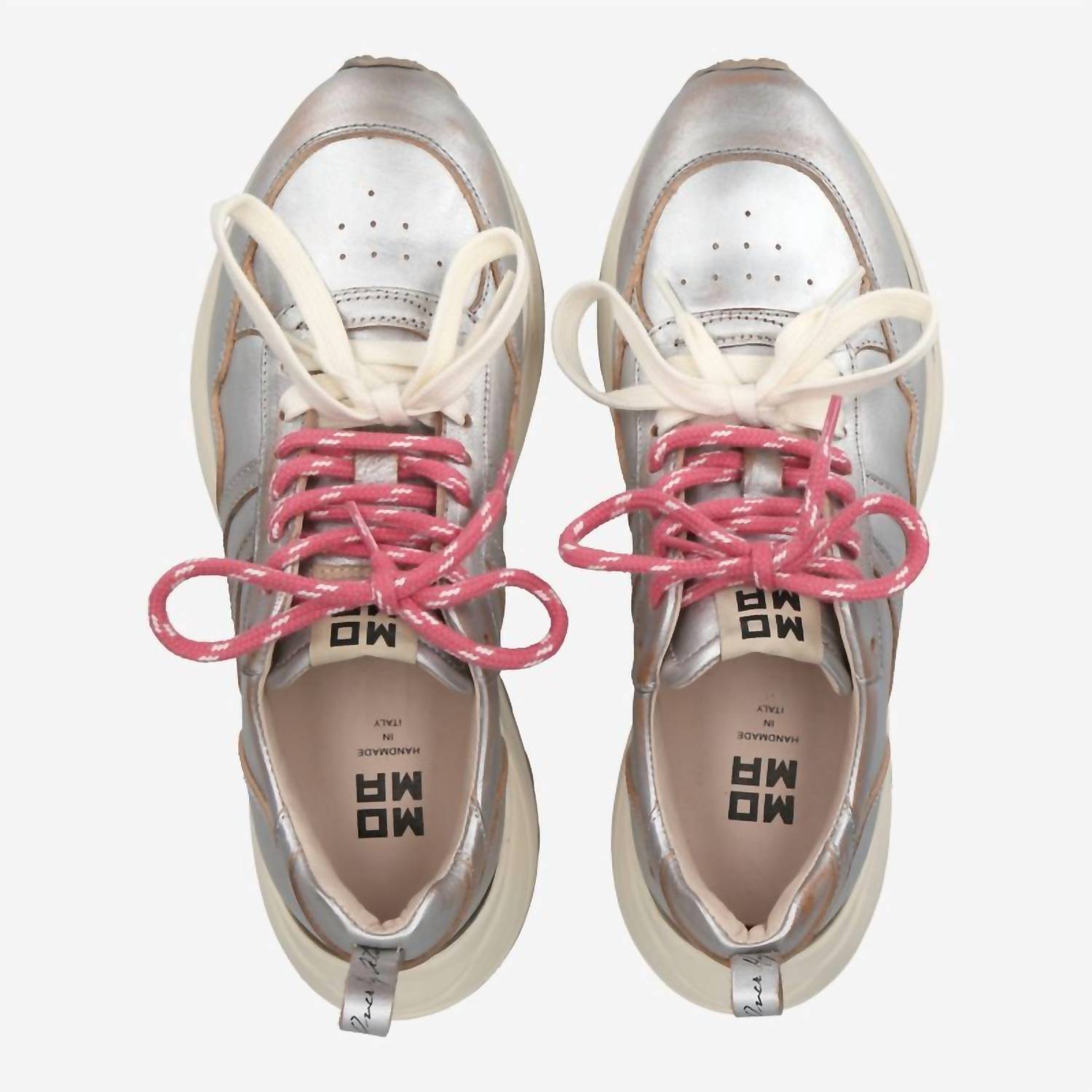 Женские кроссовки Cusna в серебристом цвете Moma Shoes — фото 3