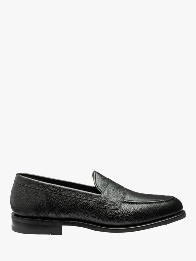 

Имперские мокасины из зернистой кожи Loake, черный