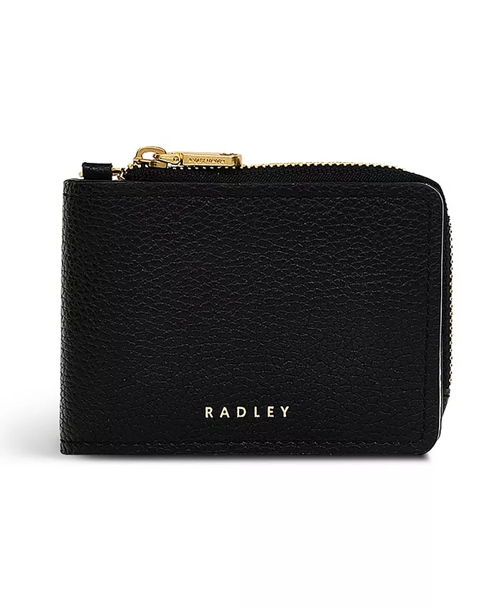 

Кошелек на молнии Bishops Lane с полосками и отделением для монет Radley London, черный