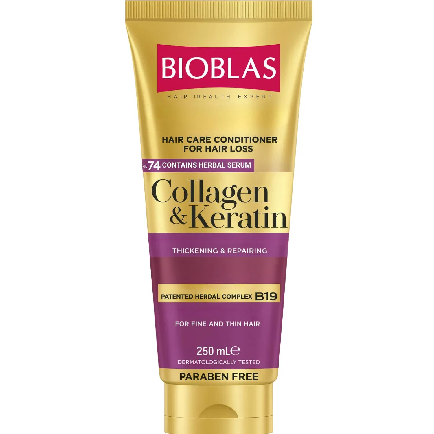Кондиционер для волос «Collagen & Keratin» против выпадения от BIOBLAS, 250 мл Bioblas